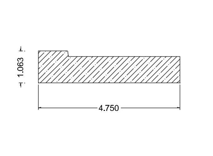 Millwork Profile|Root River Hardwoods|RR1248