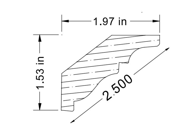 Millwork Profile|Root River Hardwoods|RR3197