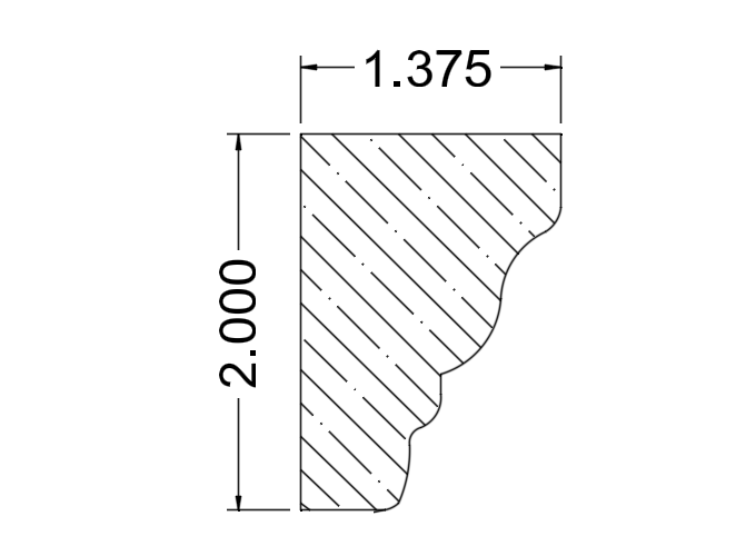 Millwork Profile|Root River Hardwoods|RR324