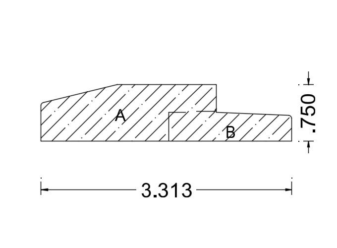 Millwork Profile|Root River Hardwoods|RR4282