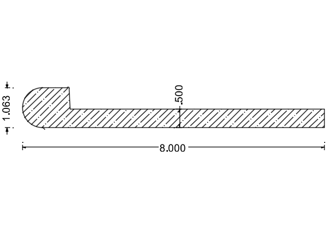 Millwork Profile|Root River Hardwoods|RR4286