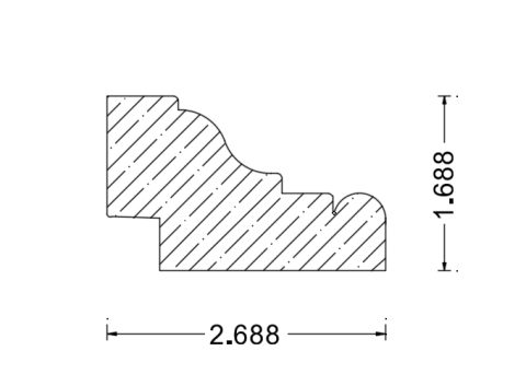 Millwork Profile|Root River Hardwoods|RR4299