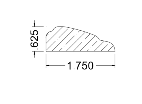 Millwork Profile|Combination Crown|Root River Hardwoods|435